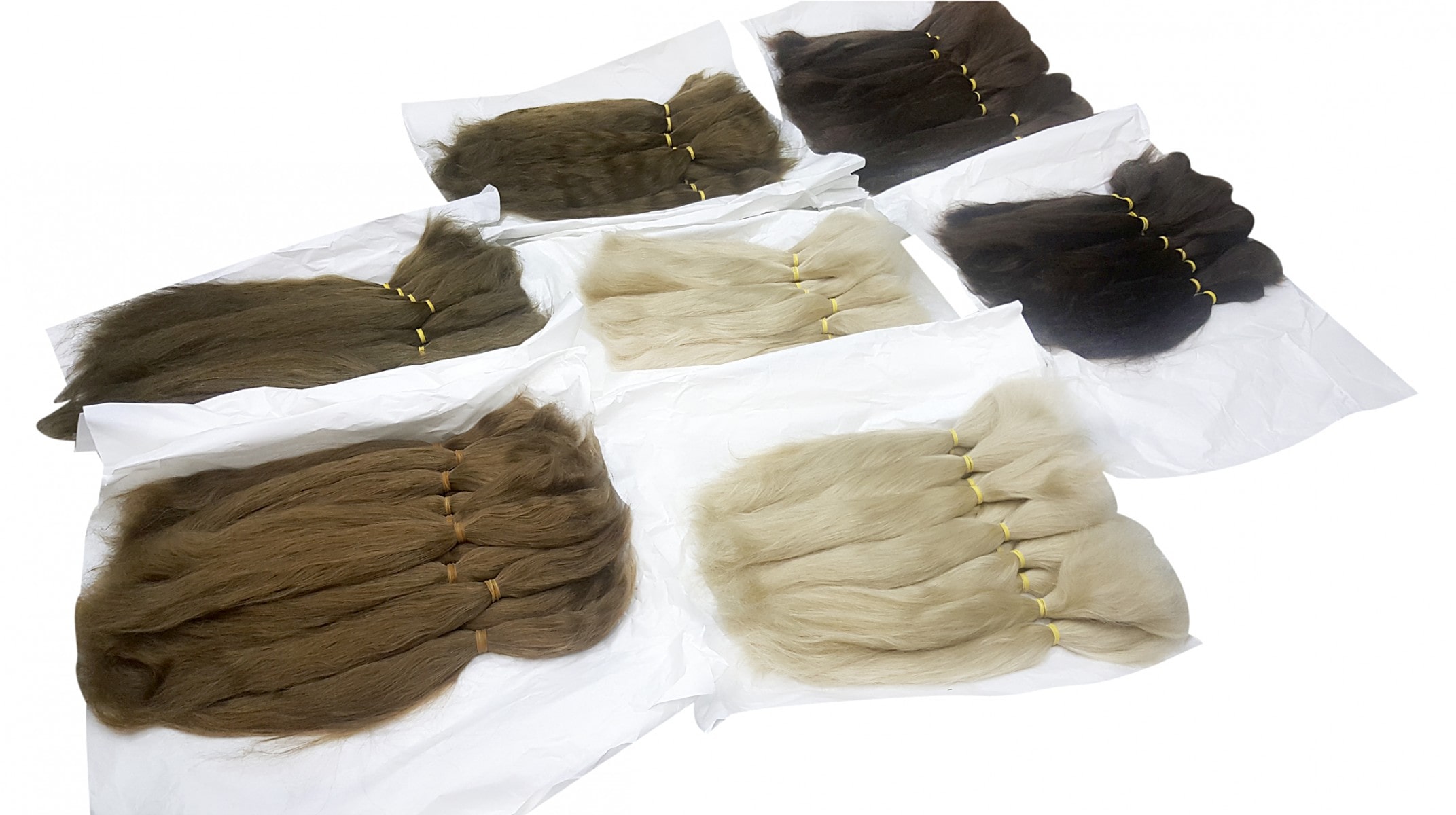 Индийска коса на сноп (bulk hair)